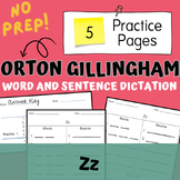 Zz Dictation Words and Sentences Orton Gillingham | Scienc