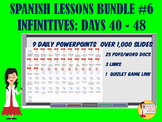 306 Spanish Lessons for 90% TL and TCI Bundle 6 - Days 40-