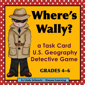 Preview of a U.S. GEOGRAPHY GAME • WHERE'S WALLY? • TOP SELLER