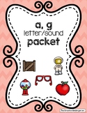 a, g Letter/Sound Packet