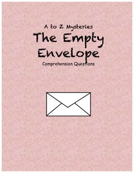 Preview of a to z mysteries: The Empty Envelope comprehension questions