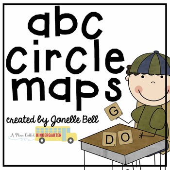 Preview of abc Circle Maps for Beginning Sounds
