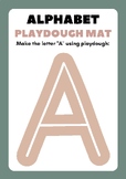 abc playdough mats in prettydoughprintable brand colors