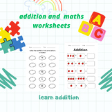 addition and  maths worksheets , Before and After Num  ber