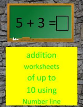 Preview of addition of up to 10 using number line