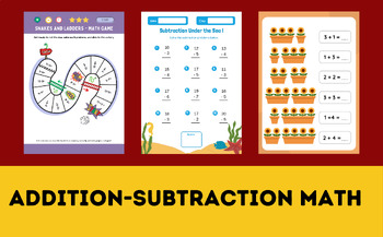 Preview of addition subtraction math 4th worksheet 4th grade math resources