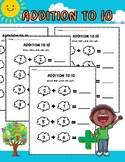 addition to 10 math number worksheets summer