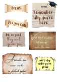 affirmation stickers, motivation stickers, cliparts for goodnotes