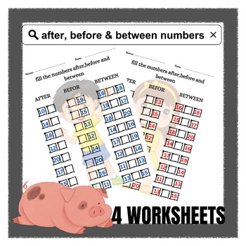 Preview of after,before& between numbers