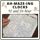 Clock activity for analogue and digital time