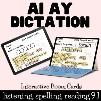 Preview of ai ay Dictation Progress Monitoring or Practice