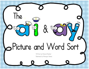 Preview of ai ay picture and word sort