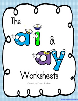 Preview of ai ay worksheets