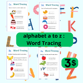 alphabet a to z : Word Tracing