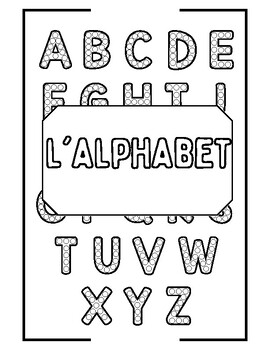 Preview of alphabet bingo dabbers tracing