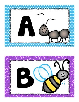 alphabet flashcards upper and lowercasehalf page by