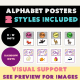 alphabet posters | modern & colorful | visual support pict