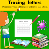 alphabet tracing worksheets to practice letters A-Z