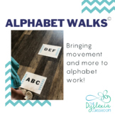 alphabet walks© bundle - multisensory approach to letter k