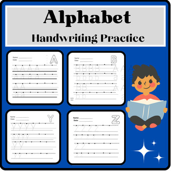 Preview of alphabet writing activity