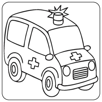 ambulance coloring pages for preschool