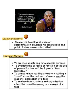 Preview of an ODE to KOBE