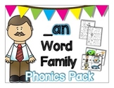 an Word Family Phonics Pack