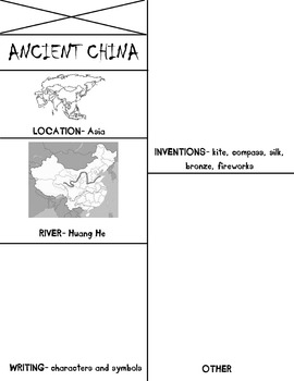 Preview of ancient china flip book