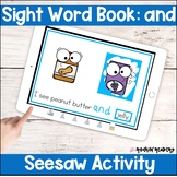 and Sight Word Book Seesaw Activity Distance Learning