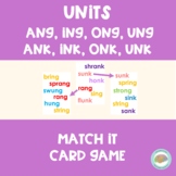 ang, ing, ong, ung, ank, ink, onk, unk reading game
