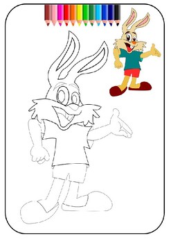 Preview of animal coloring pages for kids cute