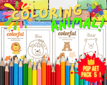 Preview of animal coloring pictures