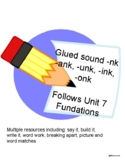 ank, ink, onk, unk Unit 7 Fundations