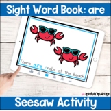 are Sight Word Book Seesaw Activity Distance Learning