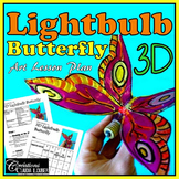 Art Project: 3D Lightbulb Butterfly