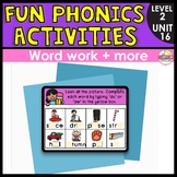 au aw Worksheets Exit Tickets and more - Fun Phonics Level