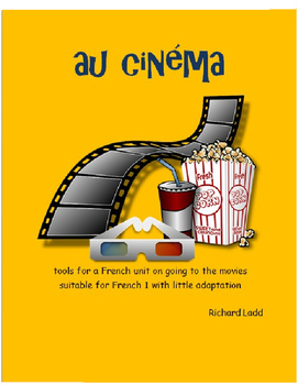 Preview of au cinéma tools for FRENCH unit