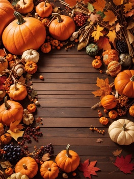 autumn-inspired background featuring a bountiful by kada belghitri bouhaous