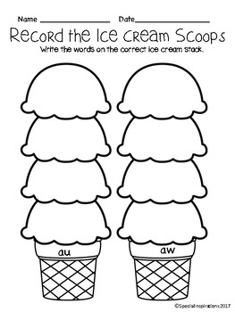 Four Scoops Of Ice Cream by Kk Ong