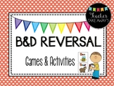 b and d Reversal Activity and Games