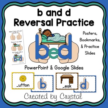 Preview of b and d Reversal Practice- bed  
