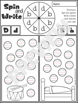 b and d reversal worksheets and activities by km classroom tpt