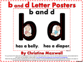 b and d Reversals Posters Visual Cues Color or Black and White