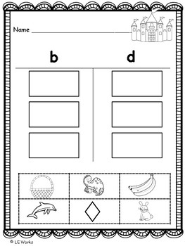 b d p q reversal worksheets by le works teachers pay teachers