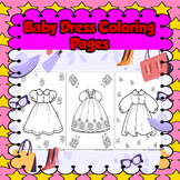 baby dresses Coloring Pages for kids