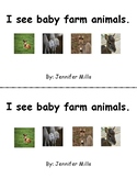 baby farm animal student books