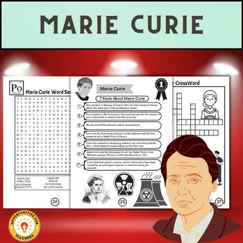 Preview of back to school - famous scientist Marie Curie