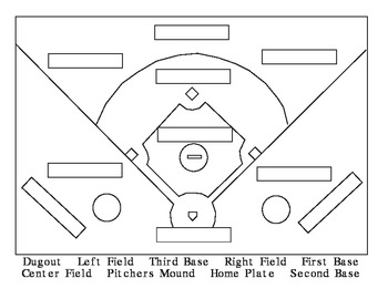 Download baseball field fill in by Rock and Roll Kindergarten | TpT