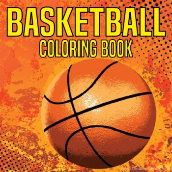 Preview of basketball coloring book ( coloring pages for kids )