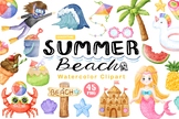 beach, summer, tropical, holiday, vacation, sea, design, t